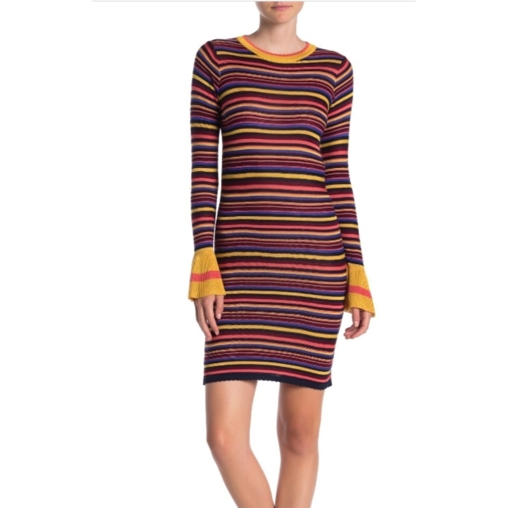 FLASH SALE 5/15/26 🧡Sweat Rain a multi colored dress sz - M🧡 - Picture 4 of 4